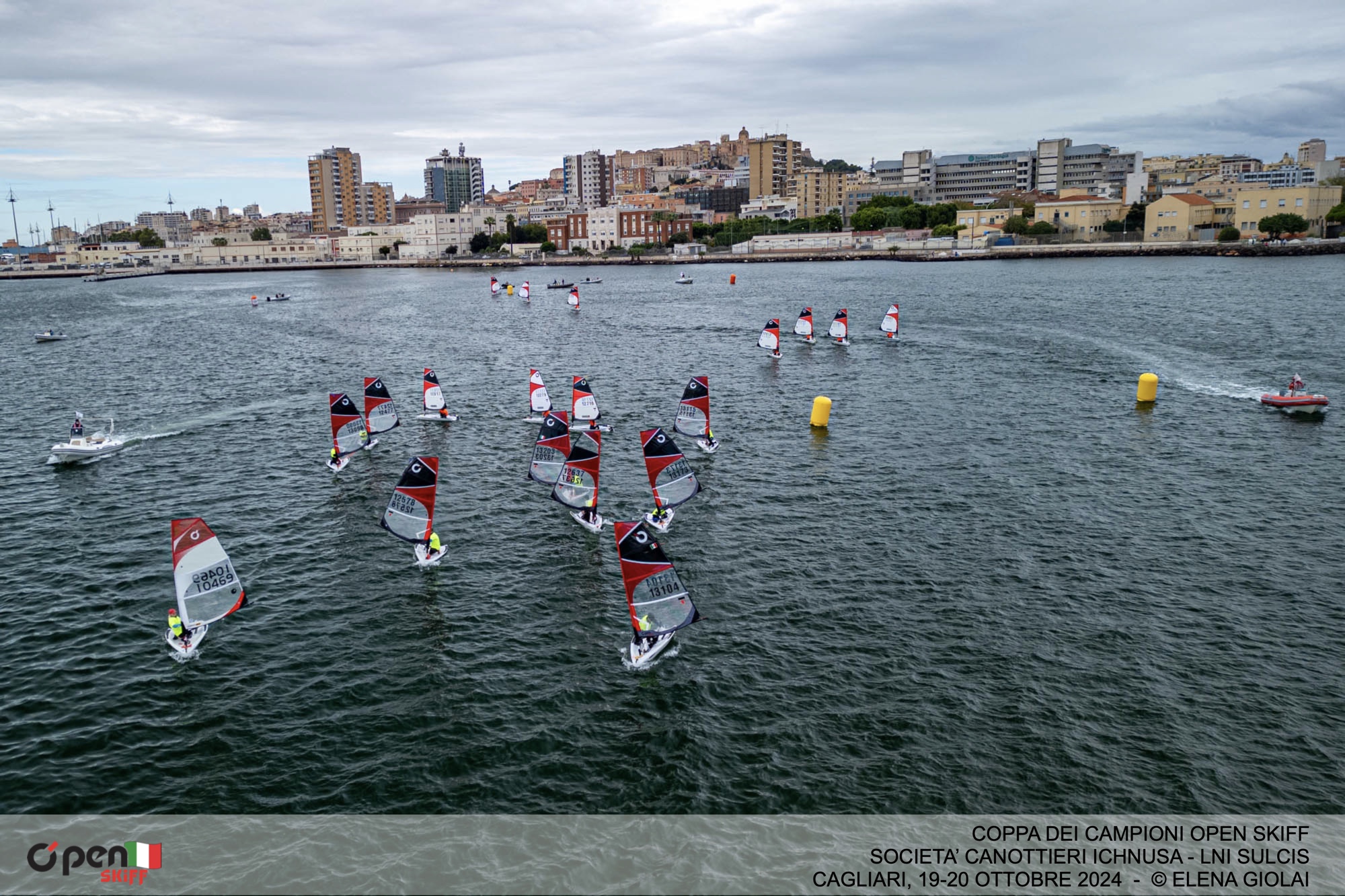 A Cagliari ottimo inizio della Coppa dei Campioni OpenSkiff 2024